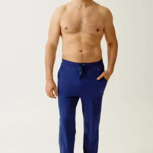 Pantalon en jersey de coton léger - Minuit