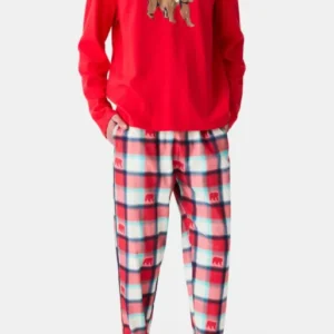 Pyjamas Homme Bear Noël ROUGE 1