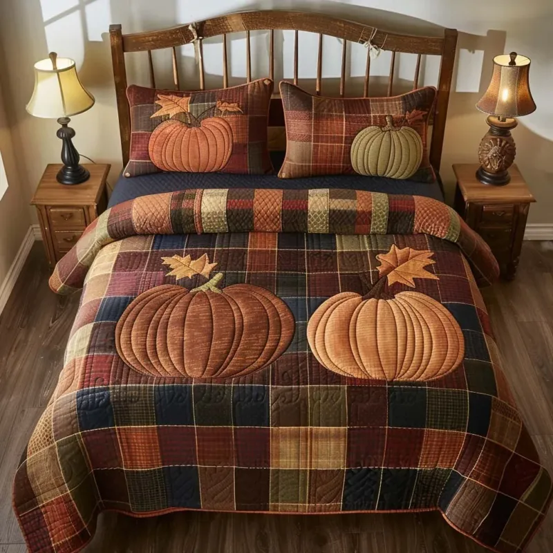 Autumn Fields Bamboo Quilt Bedding Set