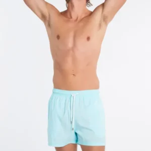 Short de bain Homme uni Bleu 8