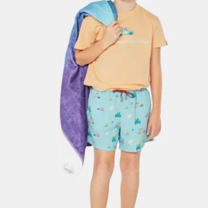 Short de bain Enfant 2CV Bleu 1