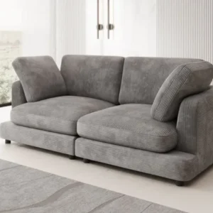 Designer 2 Sitzer Sofa Thalessa in Cord
