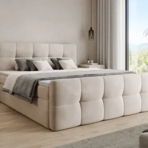Boxspringbett Cozy Samt mit Stauraum