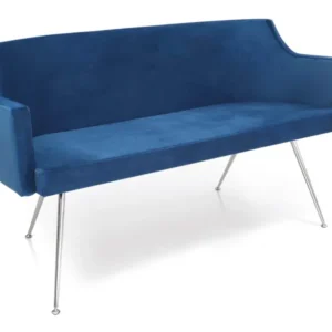 GammaStore Wartesofa BIRKIN SOFA 2 BLACK Black Uphol. 2 Places