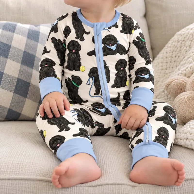 Black Dog Playtime Bamboo Convertible Zippy