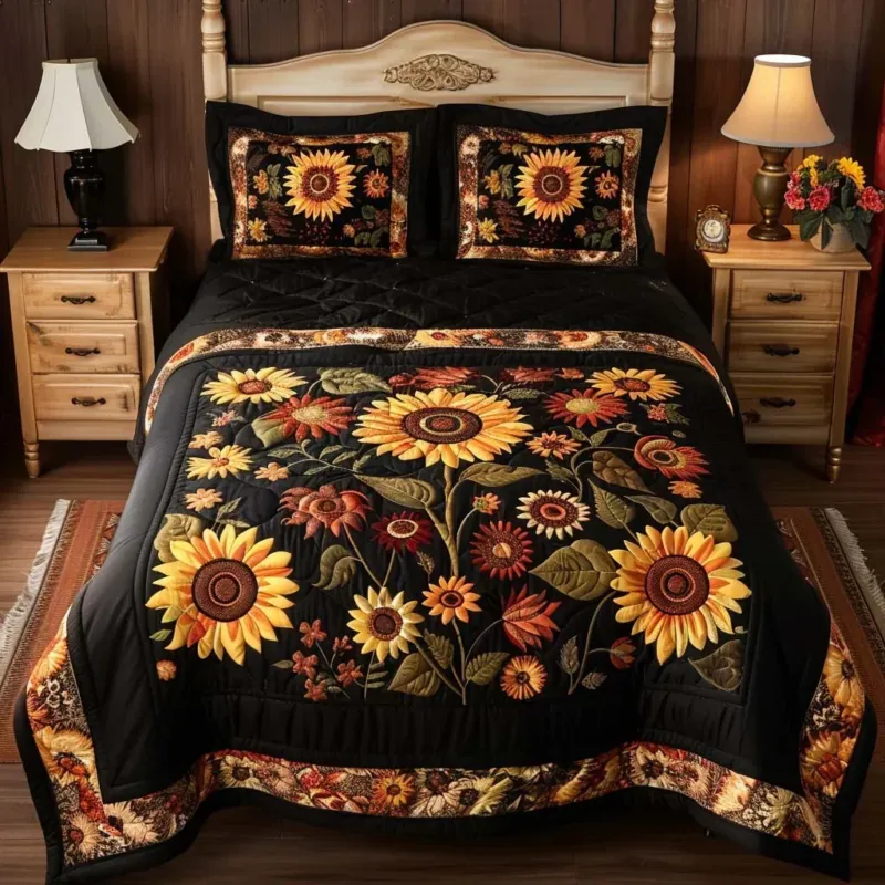 Blooming Fields Bamboo Quilt Bedding Set