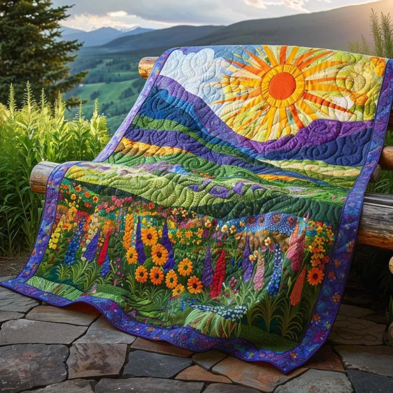 Bright Skies Bamboo Quilt Blanket