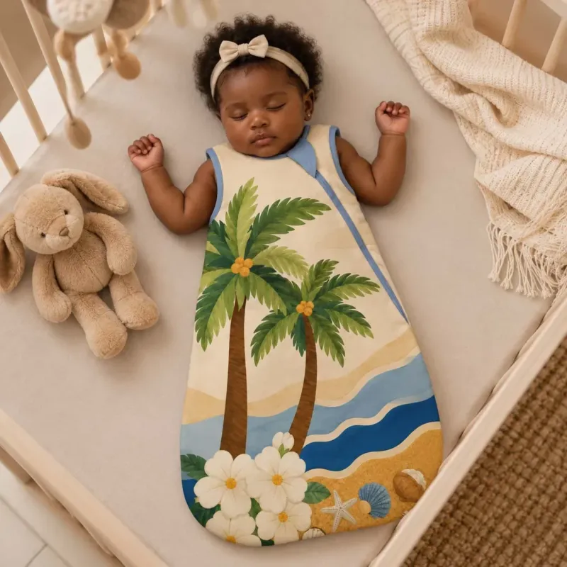 Coastal Palm Breeze Bamboo Sleep Bag