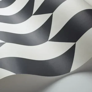 Cole and Son - Tapete Tile Wallpaper-Tapeten-Cole & Son-Black & White S105/12050-TOJU Interior