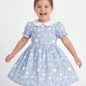 Coastal Treasures Bamboo Peter Pan Collar Dress