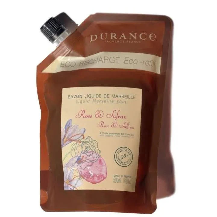 Refill Marseiller Flüssigseife Rose & Safran
