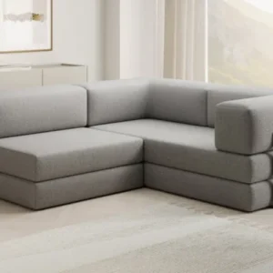 Designer Sofa Lazy L Mini in Bouclé