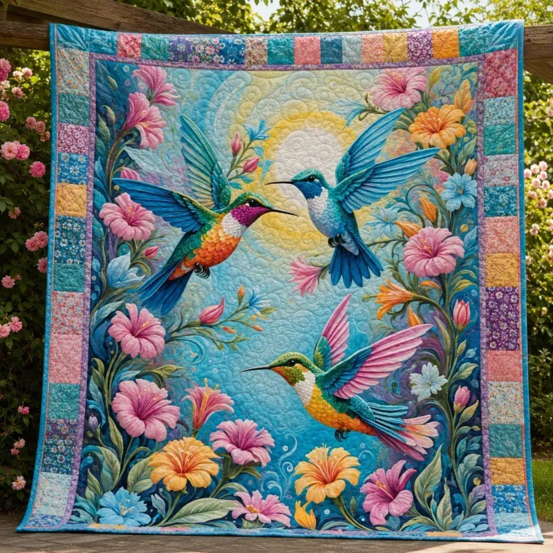 Fresh Awakening Bamboo Quilt Blanket