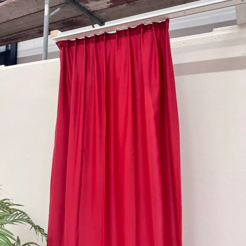 Gardine Rot Matt 220x275 Verdunkler Vorhang Gebraucht