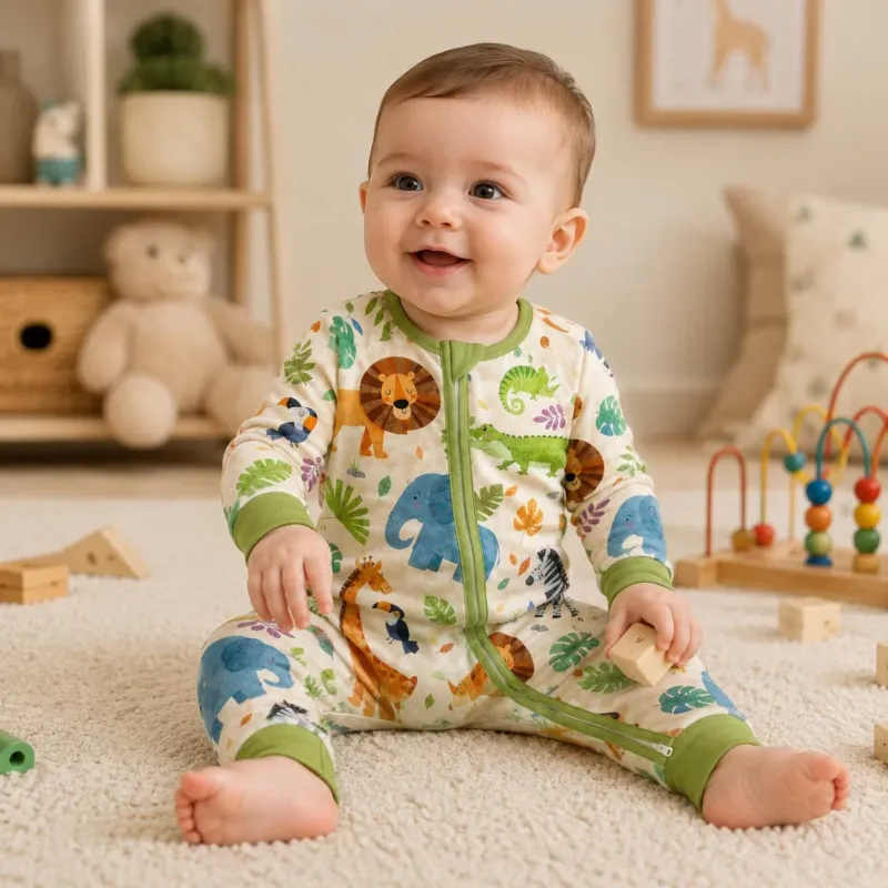 Jungle Animal Friends Bamboo Convertible Zippy