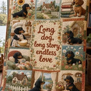 Little Sausage Bamboo Quilt Blanket