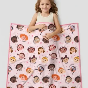 Feelings Vocabulary Bamboo Blanket