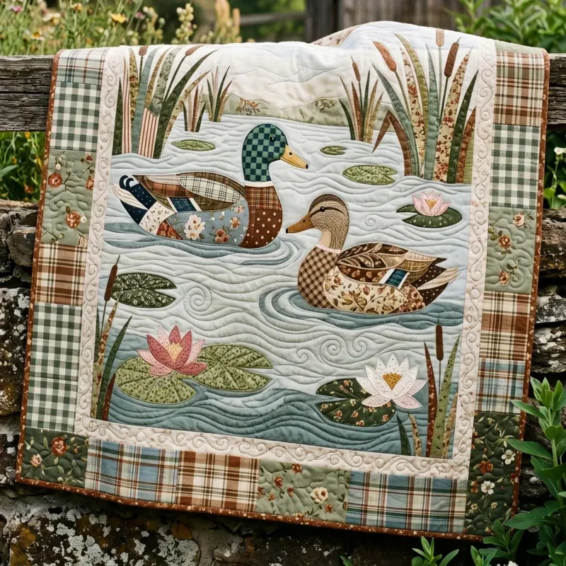 Mallard Lake Bamboo Quilt Blanket