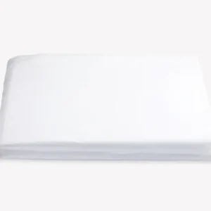 Matouk Lowell Milano Fitted Sheet in color white