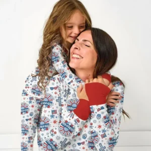 One Nation Under God Family Matching Bamboo Women Pajama Set