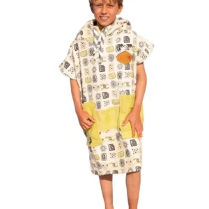 Kids Poncho - Botswana / Green 6-9 ans