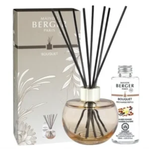 Maison Berger Bouquet Holly Beige Amber Powder Reed Diffuser Set