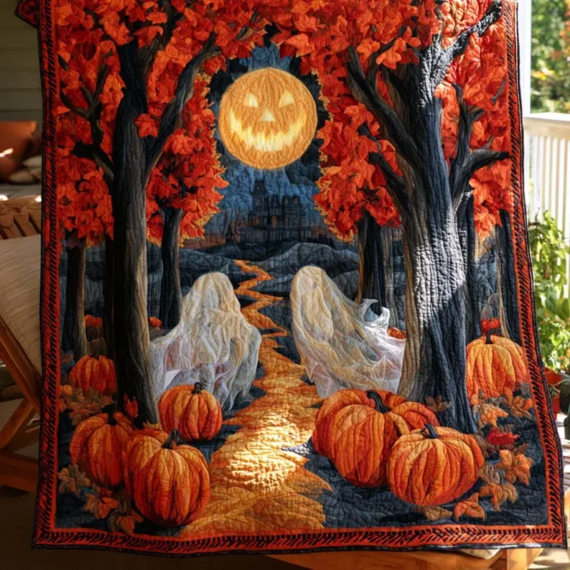Spooky Shadow Magic Bamboo Quilt Blanket