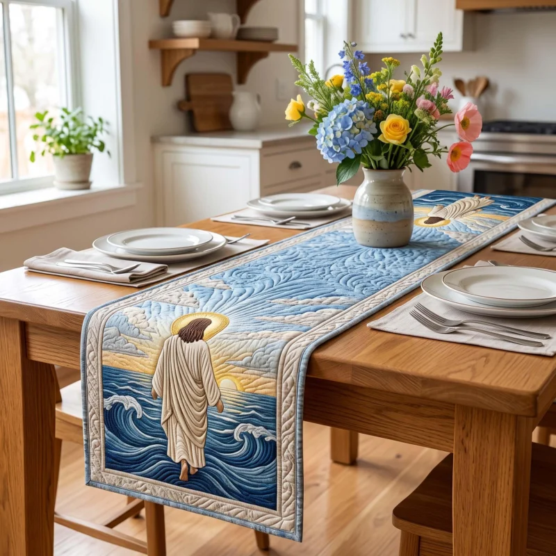 Strength Through Faith Quilt Table Runner