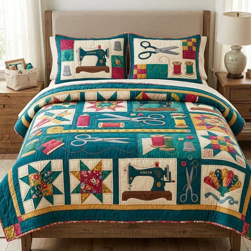 Tayloring Bamboo Quilt Bedding Set