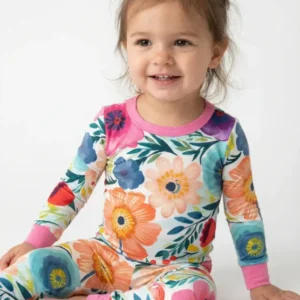 Secret Garden Bamboo Two Piece Pajama Set