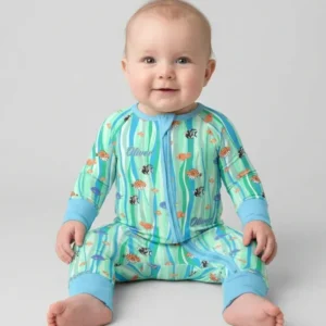 Custom Name Summer Beach Bamboo Convertible Zippy