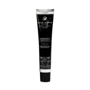 Acca Kappa Bianco Perla Black Toothpaste with Activated Charcoal Fluoride Free Organic Min, Sage & Licorice