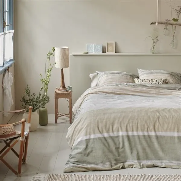 Arugula Striped Duvet Cover Set – 100% Cotton