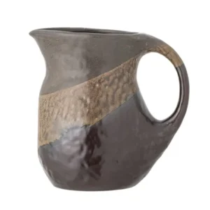 Krug Mella – Steingut mit Retro-Glasur in Braun