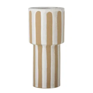 Vase „Nerava“ – Naturfarbenes Steingut