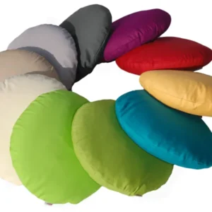 Kissenhülle rund ca. 50 cm Ø 100% Baumwolle beties "Farbenspiel"