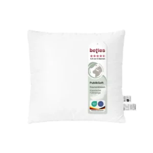beties Publiksoft Daunenkissen Fuellkissen 45x45 cm Pflegeetikett Materialangaben