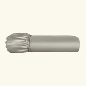 Bio - Baumwolle Spannbettlaken Taupe 90x200 cm