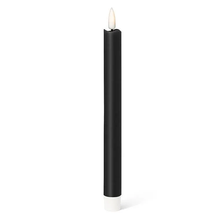 Luxlite LED Taper Candle Black 9.5"