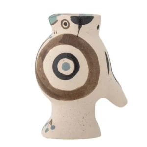 Vase „Kareen“ – Naturfarbenes Steingut