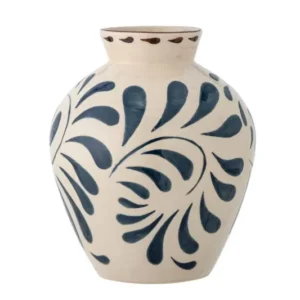Vase „Nerico“ – Blaues Steingut