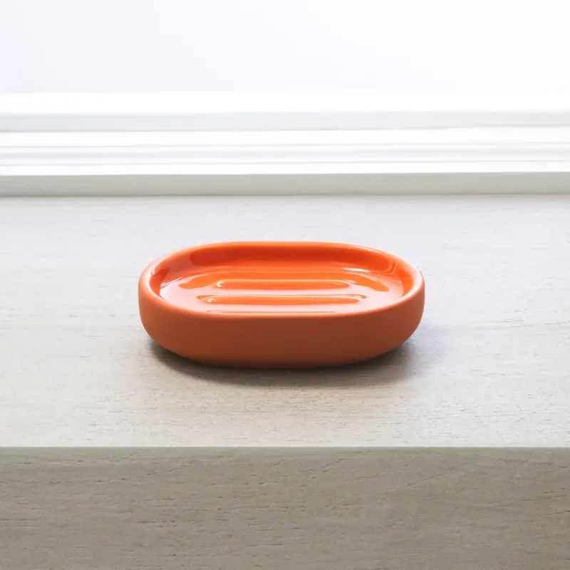 Callan Terra Cotta Ceramic Soap Dish