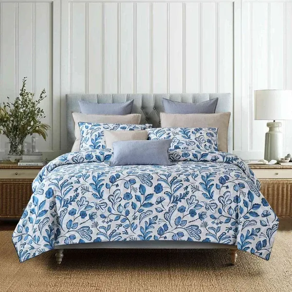 Canopy Duvet Cover Set 300 thread count combed cotton