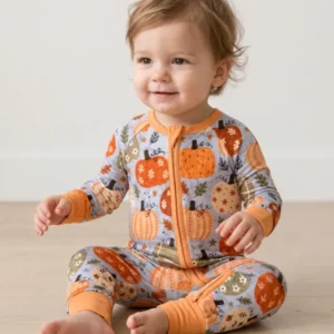 Harvest Pumpkin Patch Bamboo Convertible Zippy