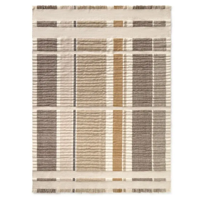 LORENA CANALS - Tapis Handloom Columns Natural 140 X 200 Cm