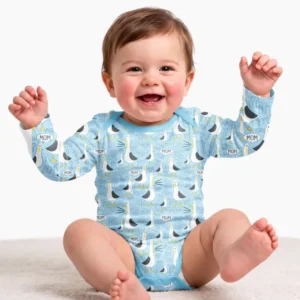 Funny Seagull MOM Bamboo Bodysuit