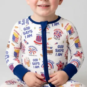 God Says I Am - America 250th Anniversary Bamboo Convertible Zippy