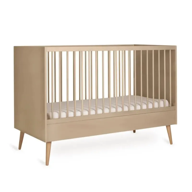 QUAX - Lit Bébé Évolutif COCOON 140 x 70 cm - Latte